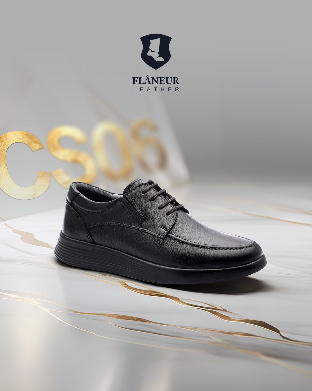 cs06---03 کفش روزمره چرمی کاکتوس بندی کد CS06 - تصویر 1